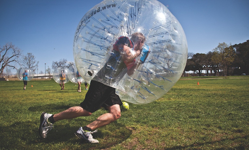 Image 3: Group Bubble Soccer, 3 Cities