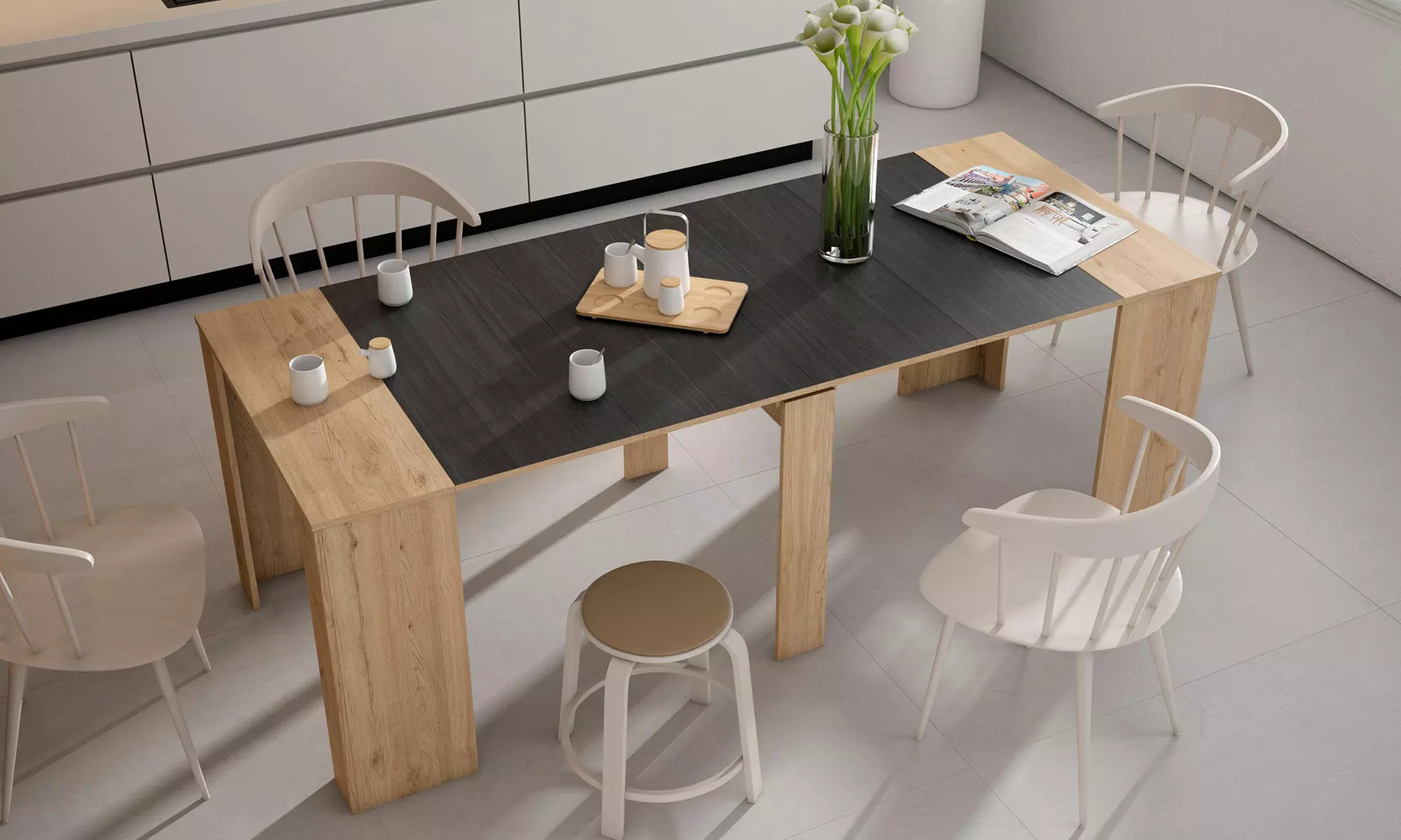 Tavolo consolle allungabile