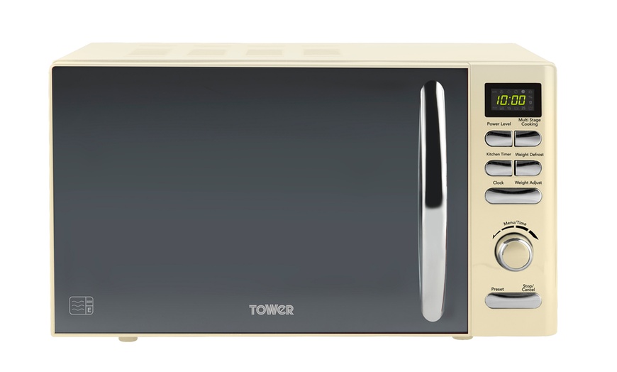 Image 26: Tower Microwave, Kettle and Toaster