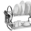 Image 1: Two-Tier Dish Drainer