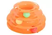 1 ou 2 jouets interactifs Tower Tracks à 3 niveaux et 3 balles pour chat - Second Medium