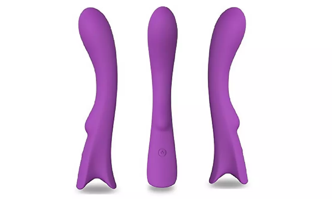 30-Degree Curved Rechargeable 7-Mode Waterproof G-Spot Vibrator - Primary Image