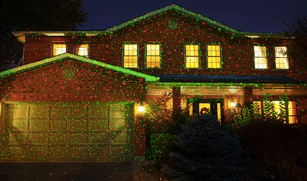 Light Burst Holiday Projector Light - Primary Image