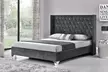 Drogo Diamante Button Wingback Bed Frame with Optional Mattress - Second Medium