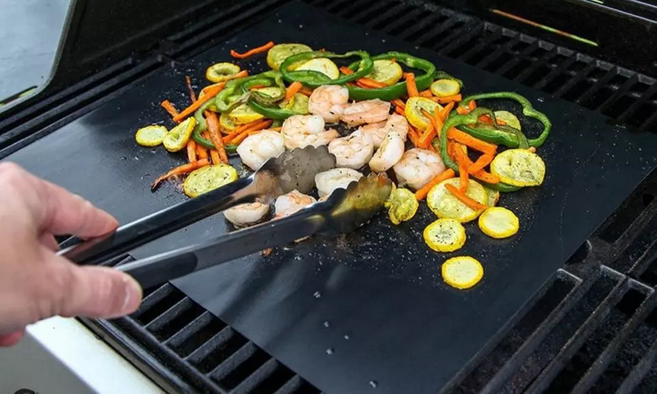 BBQ Grill Mats or Oven Mats Set (4-Piece) - Primary Image