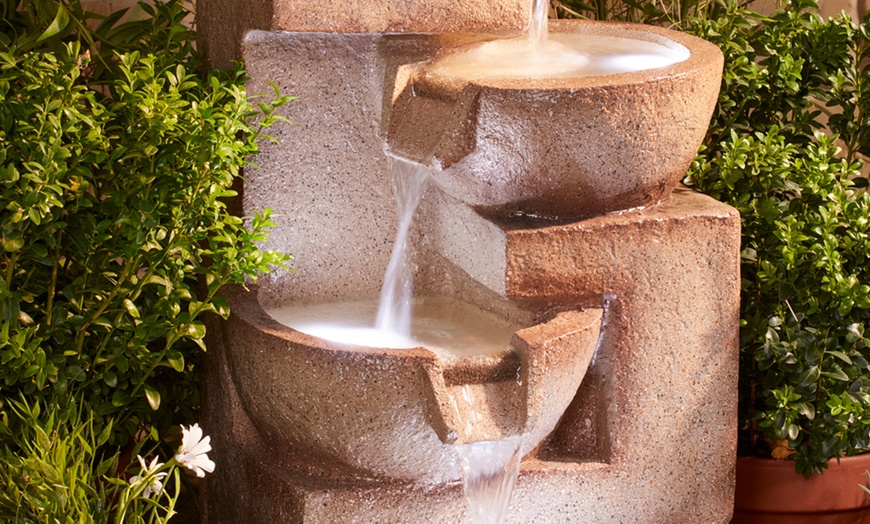 Image 3: Four-Tier Water Feature