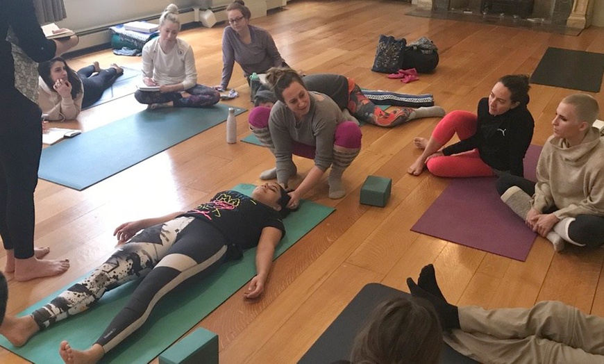 Image 4: Find Peace with 3 Drop-In, 2 Weeks  or 1 Month Yoga Classes at Breathing Room CT (Up to 68% Off)