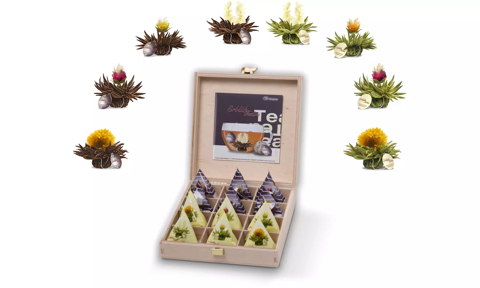 Creano Teeblüten-Geschenkbox (bis zu 2,75€/Stk)