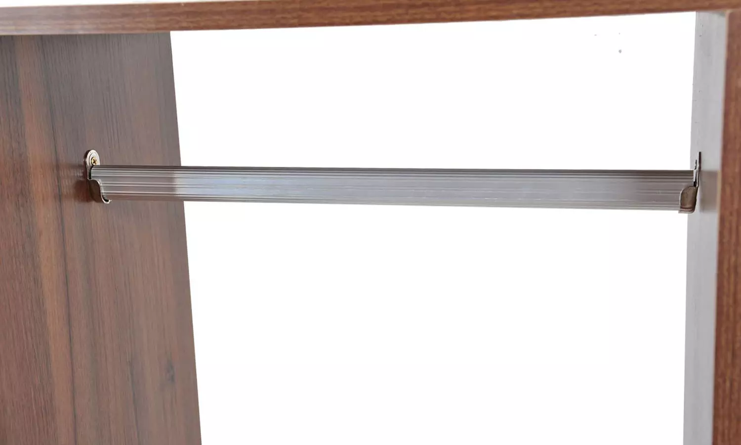 Homcom Open Wardrobe with Hanging Rail and Storage Shelves