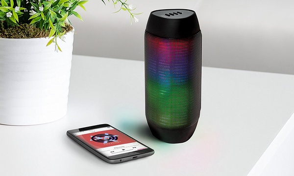 akai vibes bluetooth led speaker