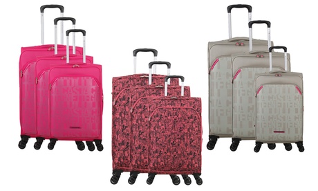 Set di 3 valigie disponibili in 2 modelli e 4 colori