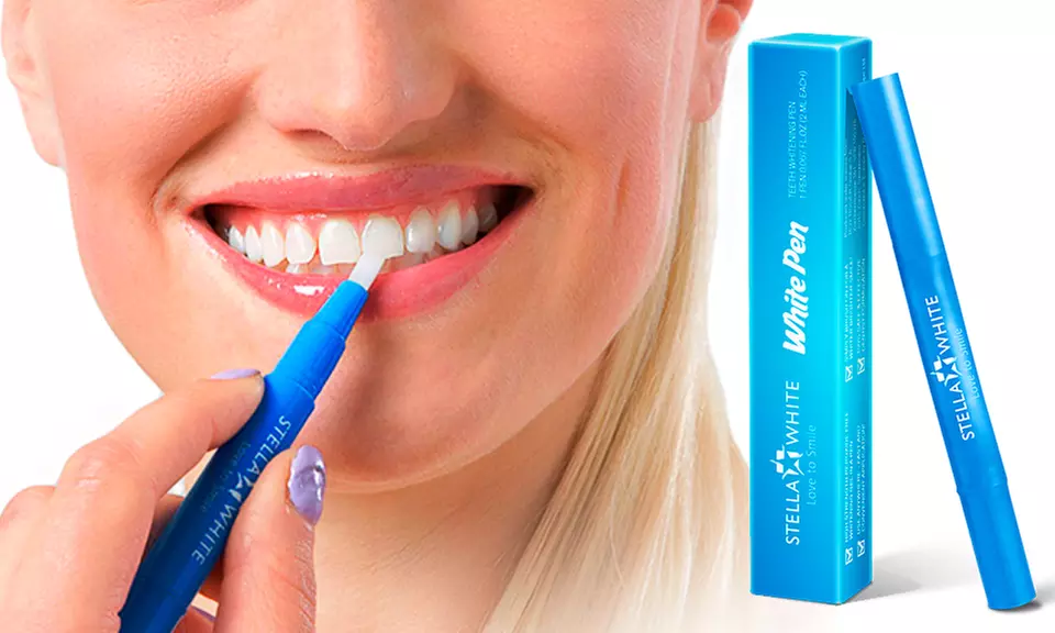 1x oder 2x Stella White Bleaching Streifen inkl. Stift (bis zu 89% sparen*) - Second Medium