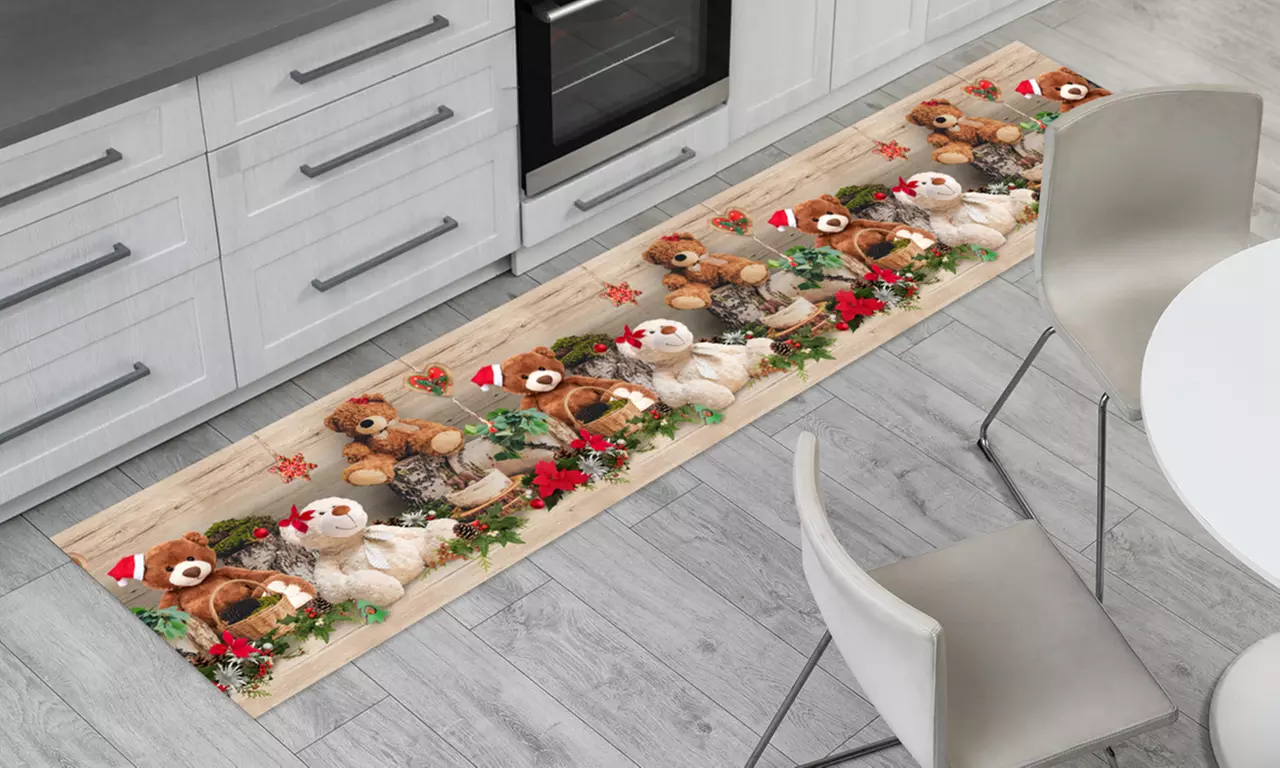 Passatoia digitale in stile natalizio