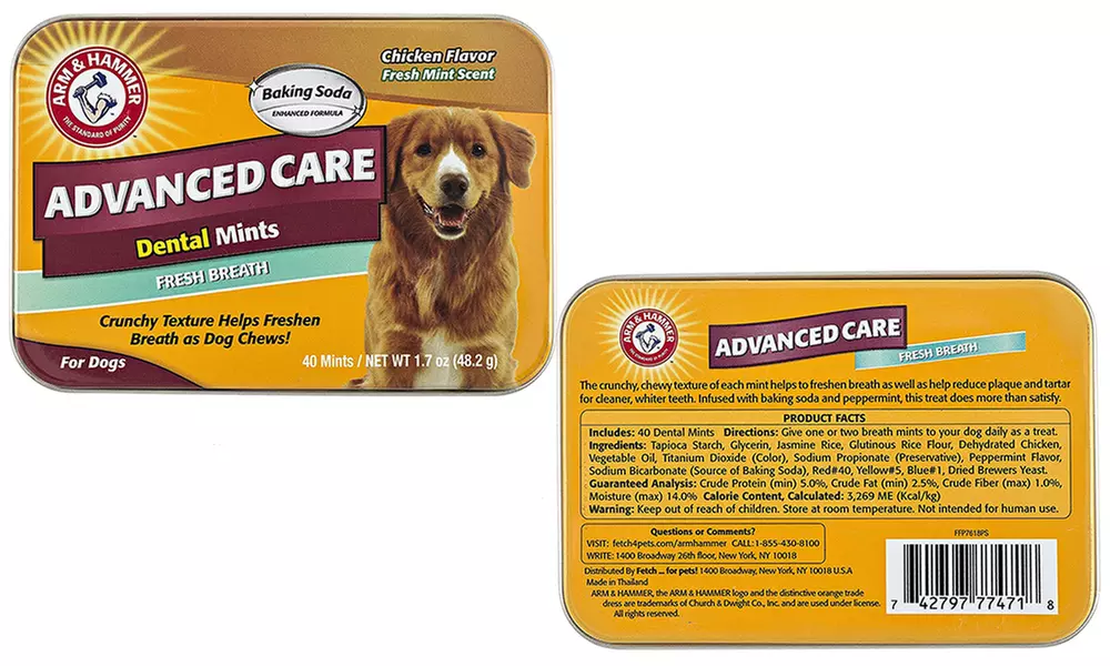 Arm & Hammer Advanced Care Dental Mints For Dogs (3-Pack) - Second Medium