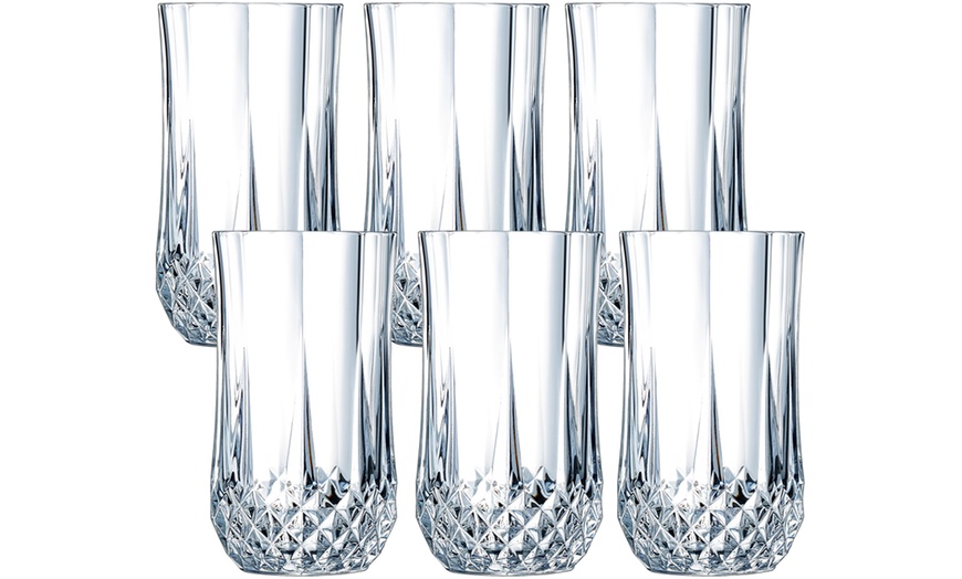 Image 12: 6 or 12 Crystal Tumbler Glasses