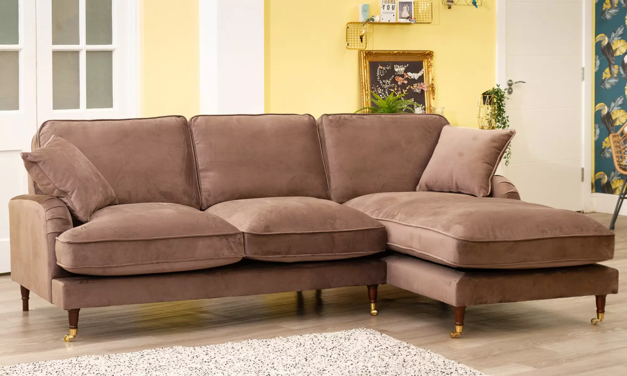 Callaway Velvet Sofa Selection