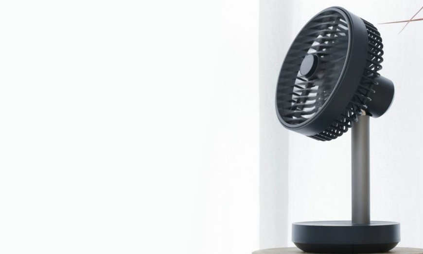 Image 3: Wireless Phone Charging Fan