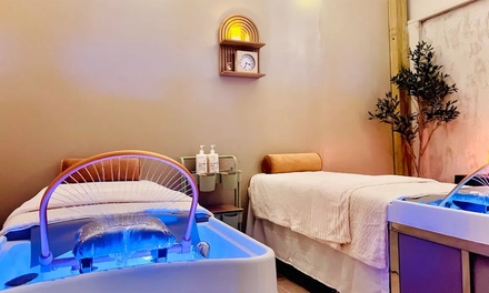50-Min Head Spa Package incl Scalp Analysis, Detoxifying Hair Fumigation & Head, Neck, Shoulder, Arms & Hands Massage - J-H Beauty