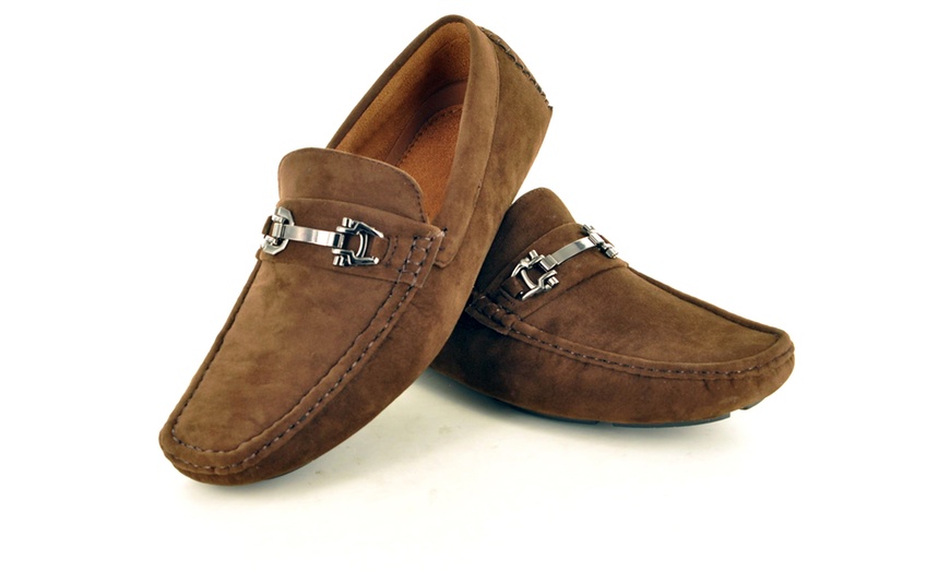 Image 14: Men's Casual Loafers with Buckle