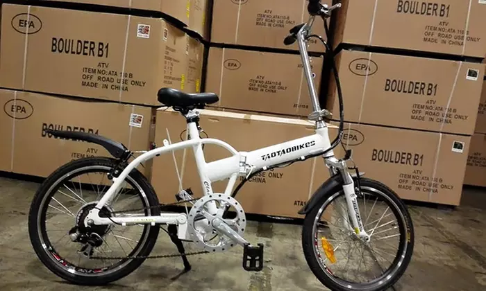 6KU Steel Bike or TaoTao 204 Foldable Electric Bike at Canada TT Enterprises Ltd (Up to 17% Off) - Primary Image
