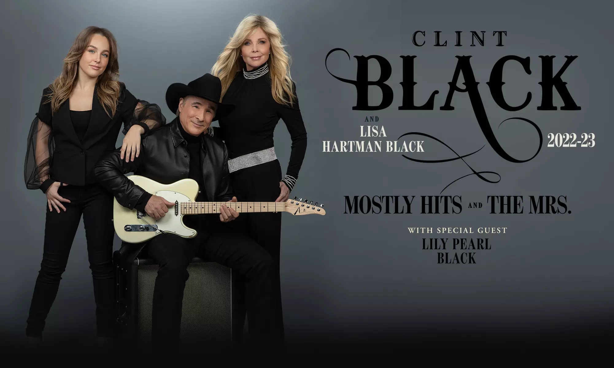 Clint Black ft. Lisa Hartman Black - "Mostly Hits & the Mrs." Tour on December 18 at 7:30 p.m. - Primary Image