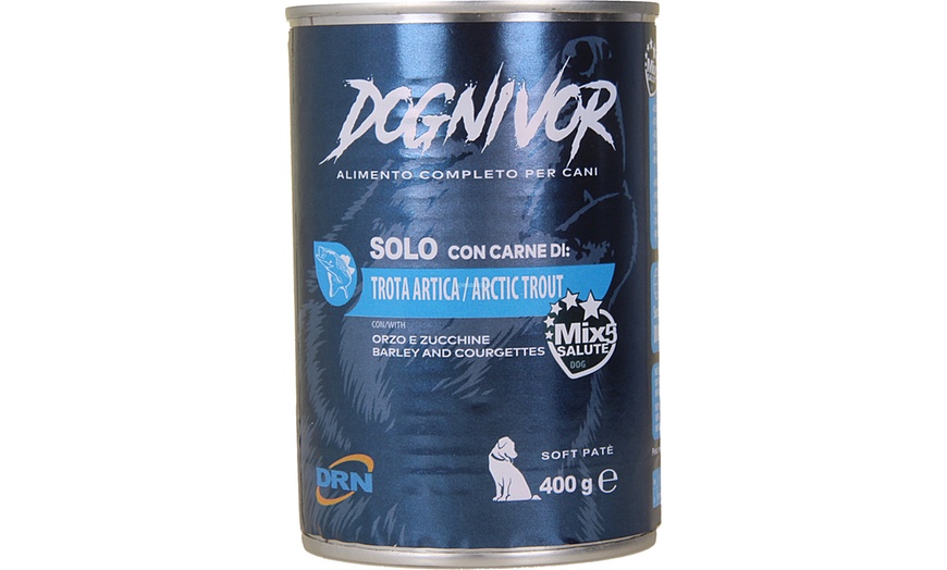 Image 6: Box con 24 lattine assortite di cibo umido per cani Dognivor