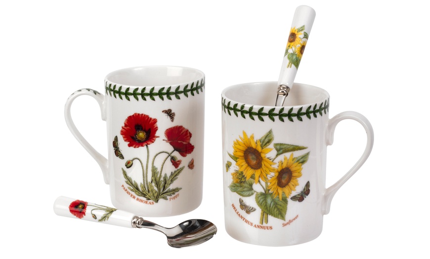 Image 8: Portmeirion Mugs and Spoons Set