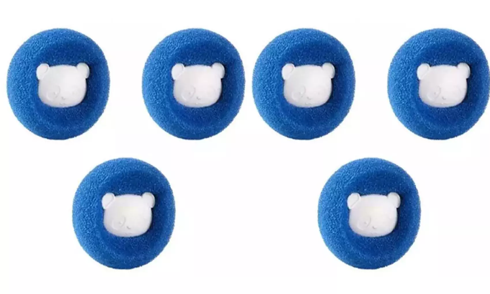 3x oder 6x wiederverwendbarer Tierhaar-Wäscheball