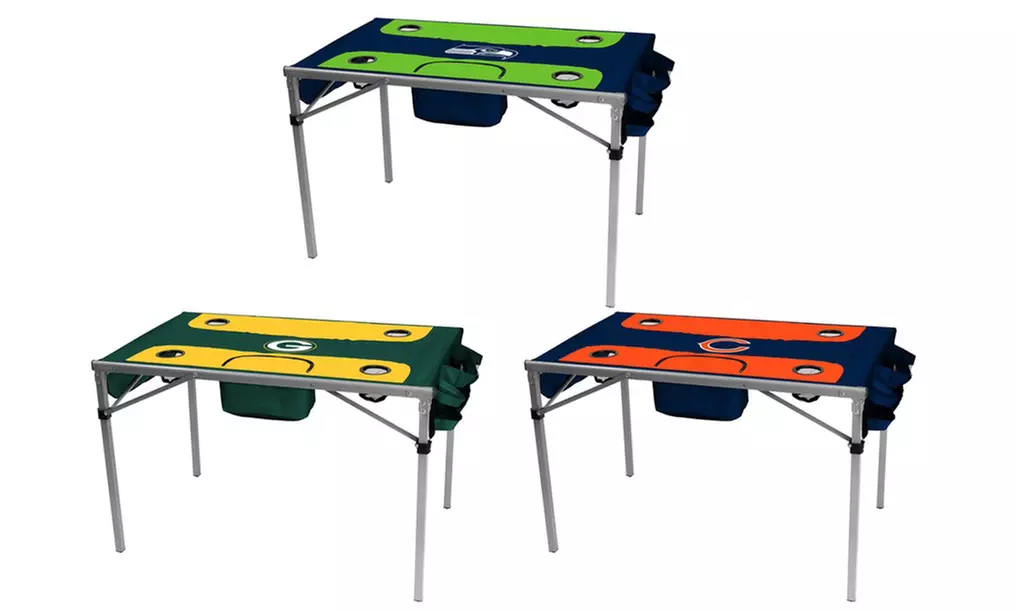 NFL Total Tailgate Table with 4 Cup-Holders and Carrying Bag - Primary Image