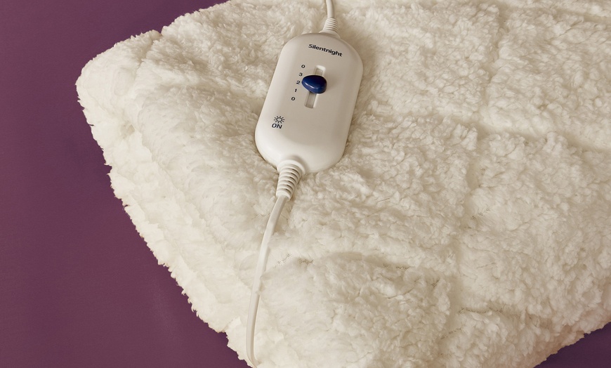 Image 2: Silentnight Comfort Control Teddy Fleece Electric Blanket