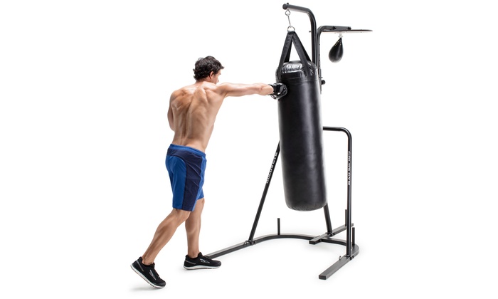 gold's gym heavy bag stand