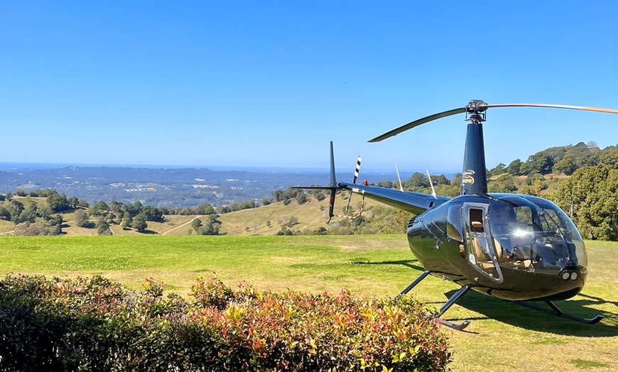 Image 1: Scenic Helicopter flight at Sunshine Coast Helicopter Tour