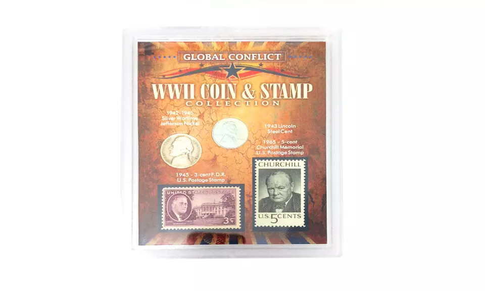 WWII Coin and Stamp Collection (4-Piece) - Primary Image