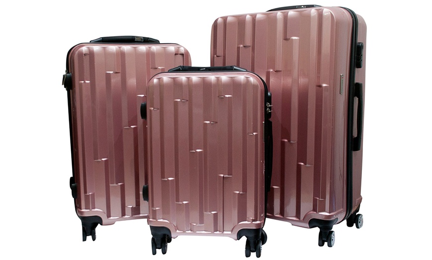 Image 16: Hard Cover Luggage Set 