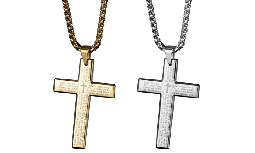 Image 9: Cross Pendant Necklace