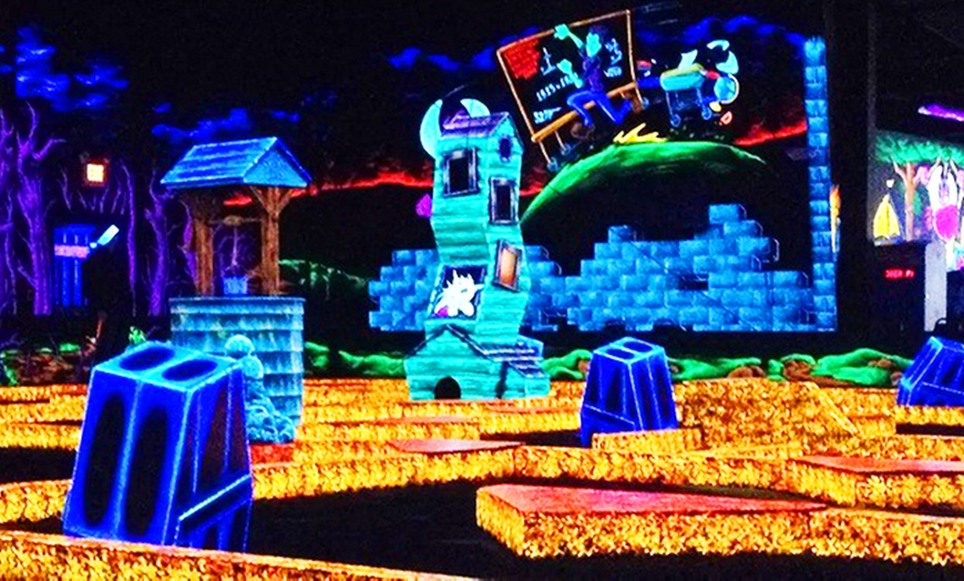 Image 2: Kids Birthday Party Pack with Monster-Themed Mini Golf in Long Island