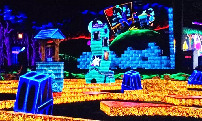 Kids Birthday Party Pack with Monster-Themed Mini Golf in Long Island