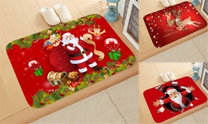 Christmas-Themed Washable Doormat