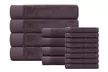 London 600GSM 100% Cotton Towel Set (16-Piece) - Second Medium