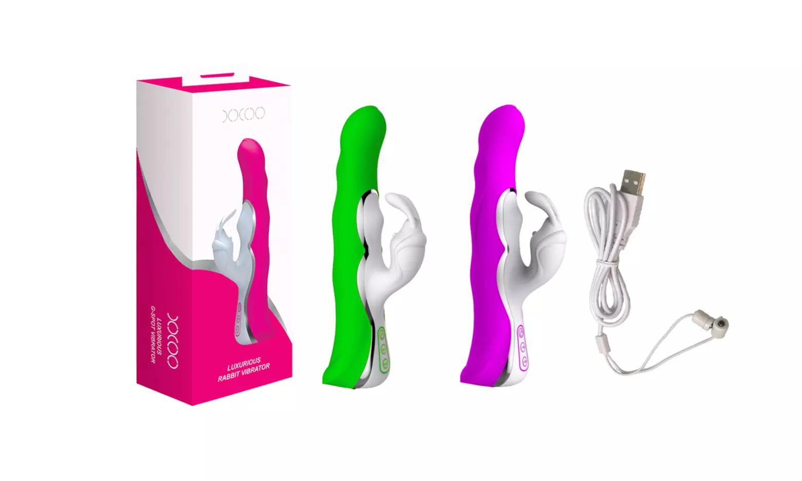 Jack Hammer 10-Mode Rabbit G-Spot Vibrator  - Primary Image