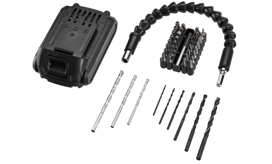 Image 4: Cordless 20V Drill Set