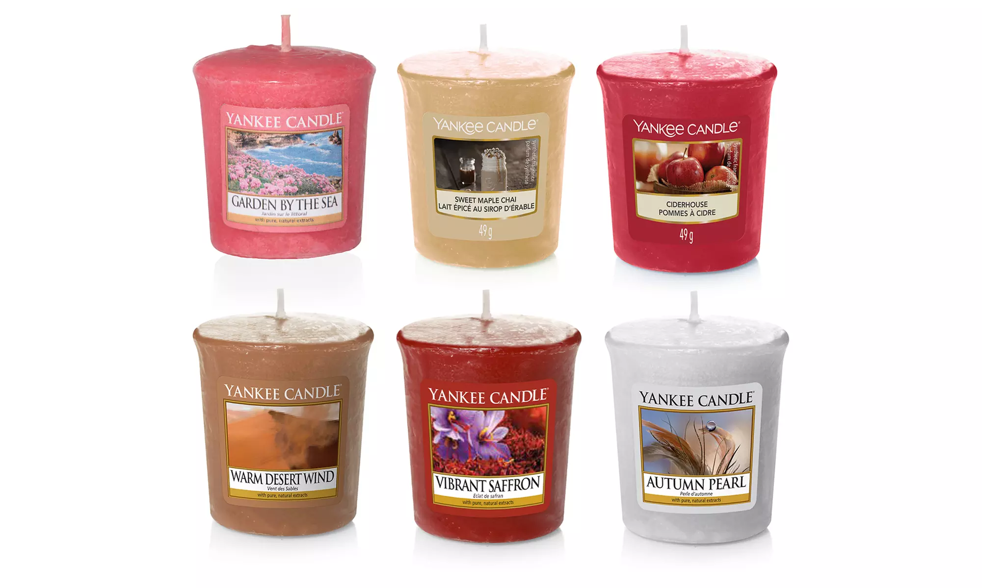 Lot de 6, 12 ou 18 bougies votives Yankee Candle - Primary Image