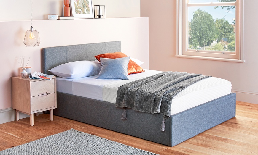 Image 8: Side-Lifting Ottoman Bed with Optional Mattress