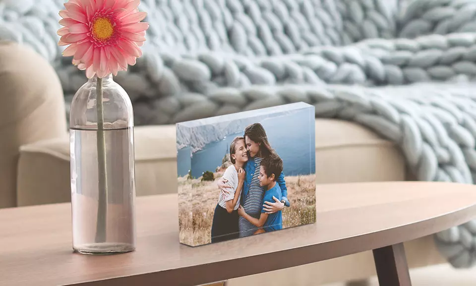 Personalized Acrylic Photo Block at Photo Gifts
