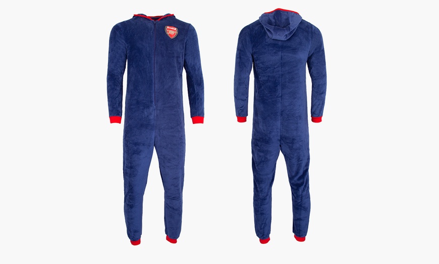 Image 2: Football Fleece Bodysuit
