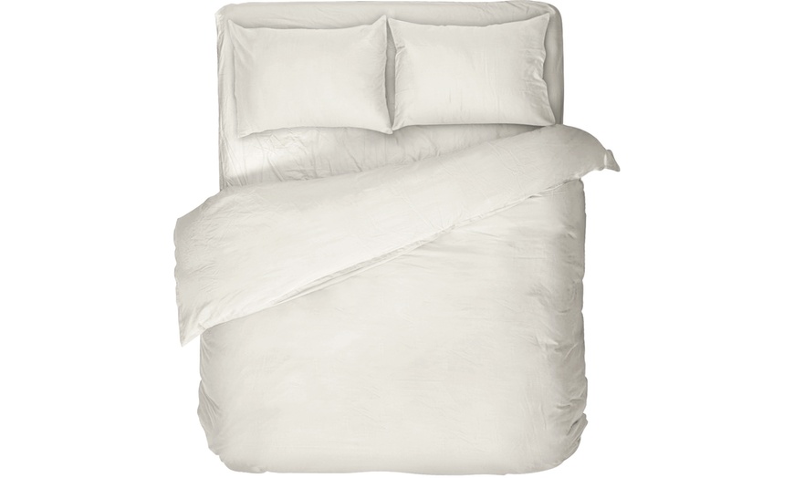 Image 2: Housse de couette en satin de coton Vitality Pur