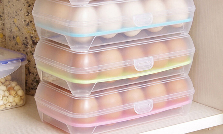 Image 3: 15-Slot Egg Storage Box