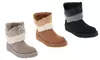 London Fog Women's Cozy Fur Boots
