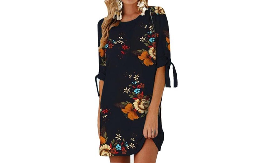 Image 3: Casual Floral Print Dress