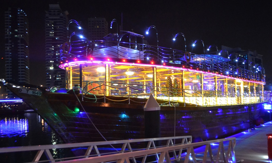 Image 1: Two-Hour Marina Dhow Cruise with Buffet